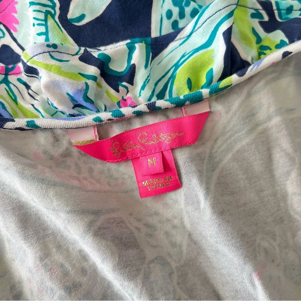 Lilly Pulitzer Jessalynne Wrap Romper Dress in Sway This Way - Picture 6 of 12